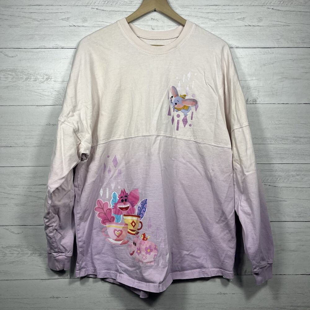 Joey Chou DISNEYWORLD Cheshire Cat Dumbo Graphic Spirit Jersey size large